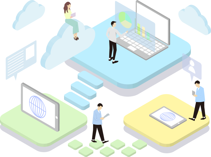 クラウドとITの活用イメージ